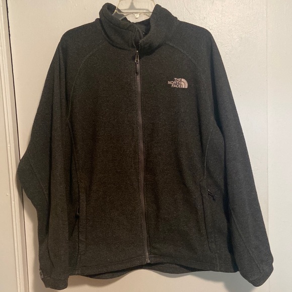 The North Face Other - The North Face Charcoal Grey Fleece Zip Up Jacket
